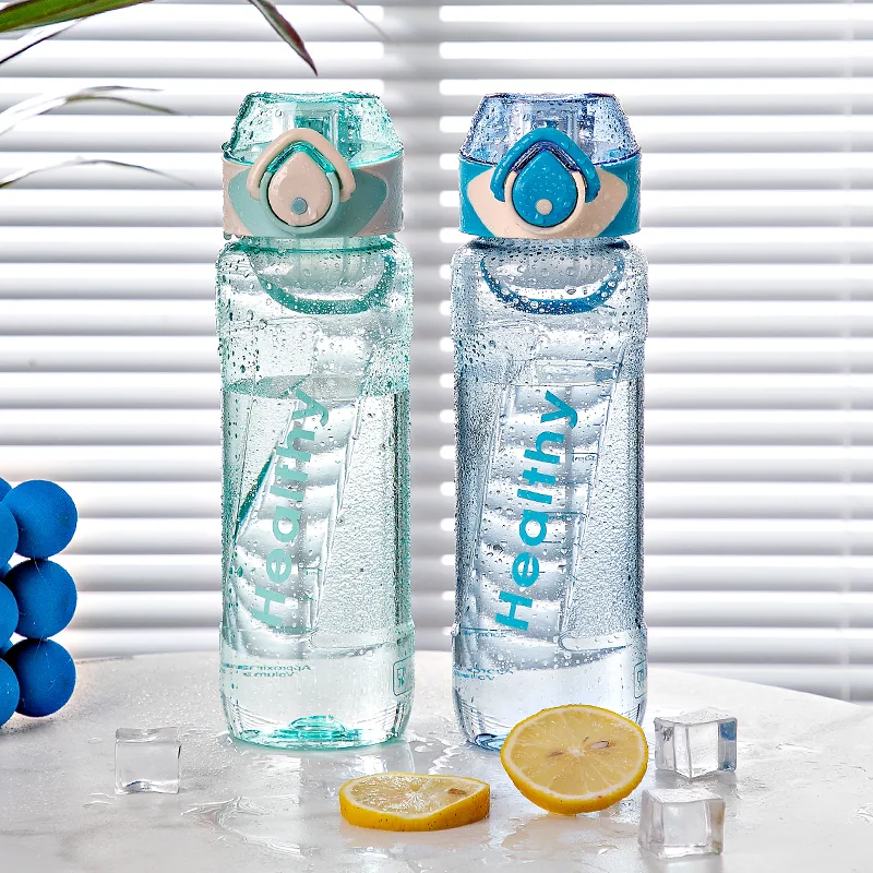 800ml Clear Sports Water Bottle with Carry Loop - product product catalog photo 2