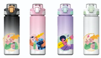Botella de agua deportiva de plástico de 800 ml modelo 2405