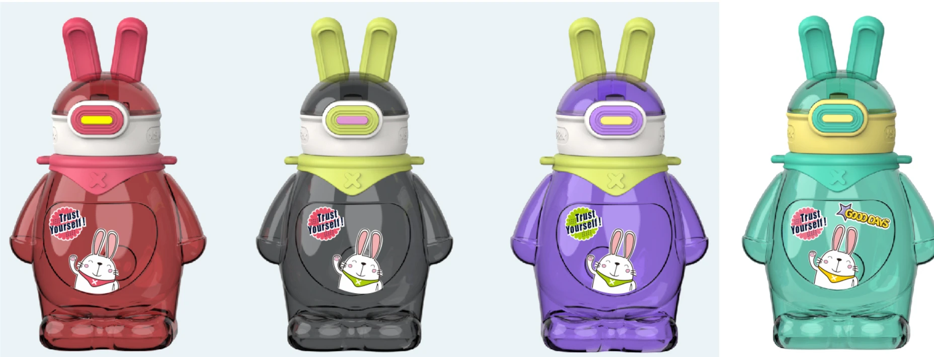 1200ml Kids Plastic Water Bottle model 2408