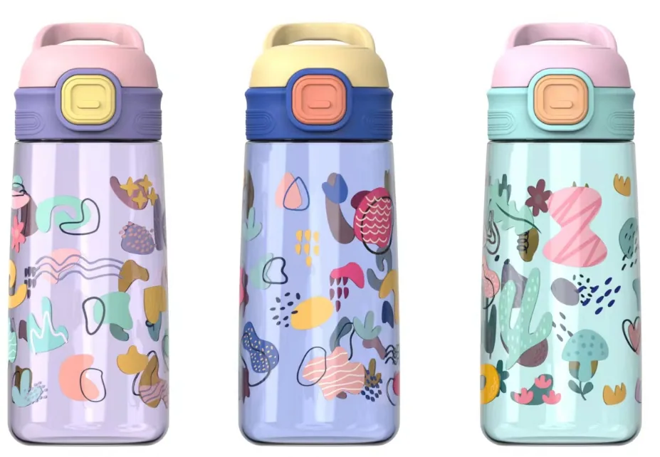 Botella de agua de plástico para niños de 550 ml, modelo 2411