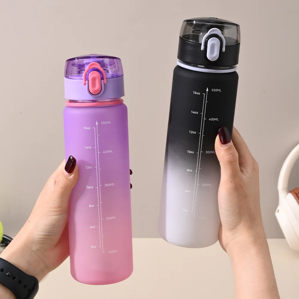 550ml Plastik Spor Su Şişesi görünümü 2