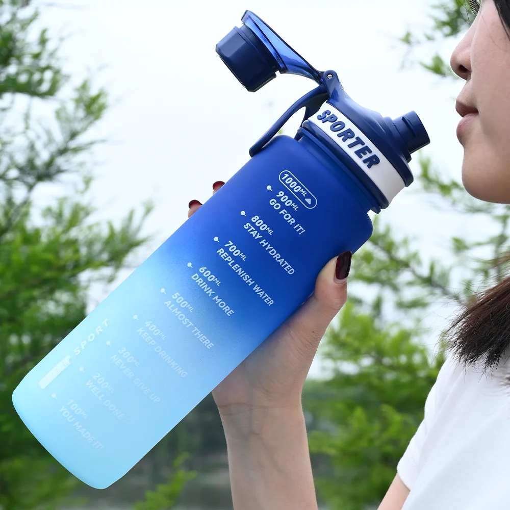 Gradient Sports Bottles with Time Markers - 2